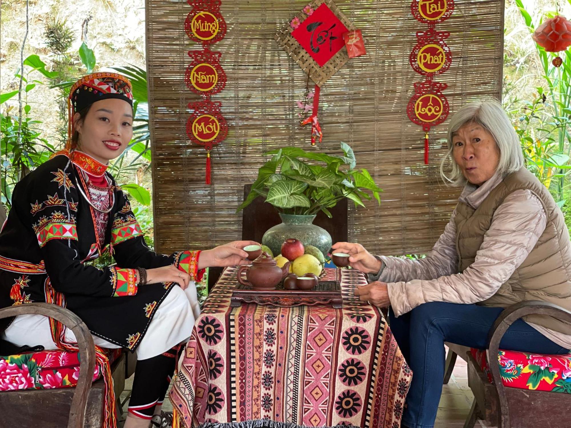 Vu Linh Palm House Homestay - Bungalow イエンバイ エクステリア 写真